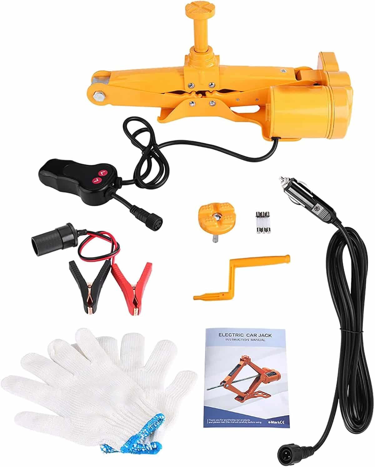 Test : cric électrique de voiture 3 tonnes 12 V DC pour SUV et van