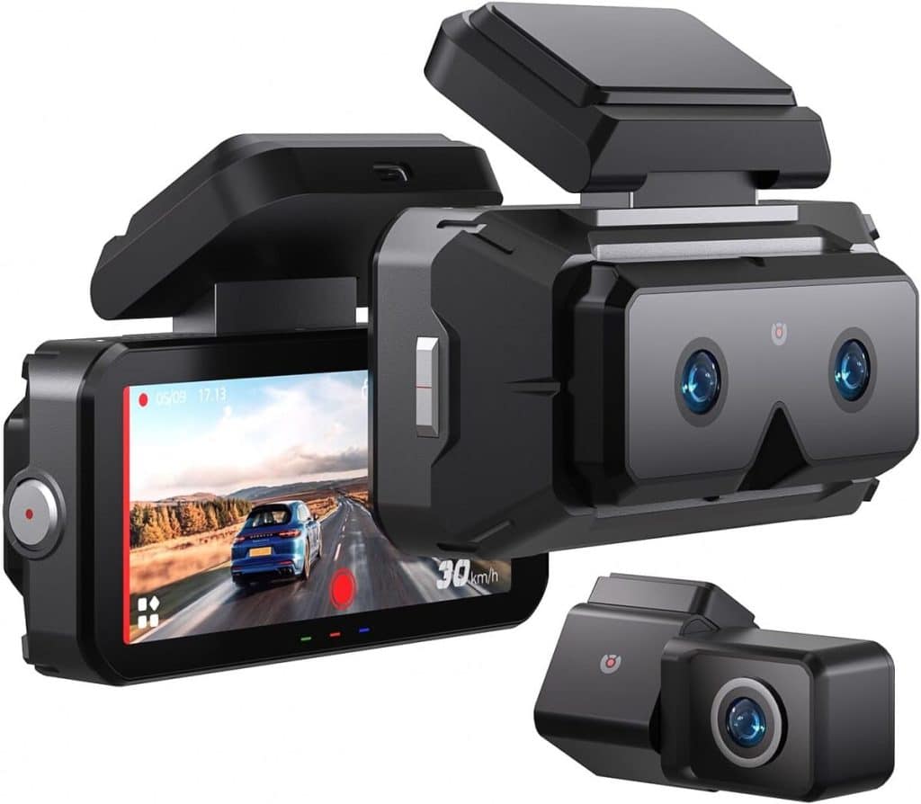 Test dashcam Akeeyo Eyes : émerveillez en 2K avec 3 canaux et WiFi 5G