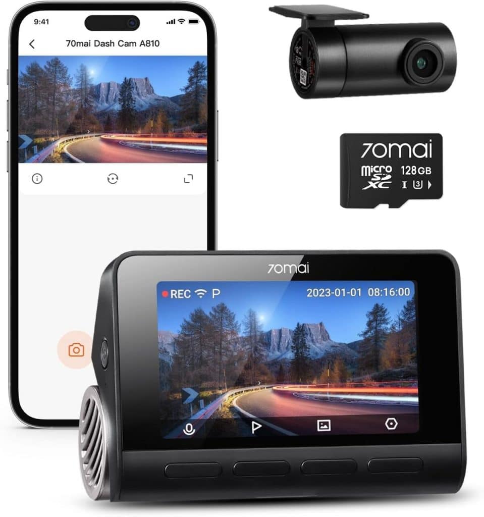 Test de la dash cam 4K A810 de 70mai : performance nocturne et GPS inclus