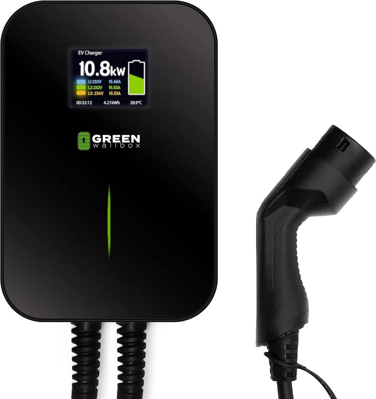 Test de la station de recharge Green Wallbox 11kW pour voitures électriques