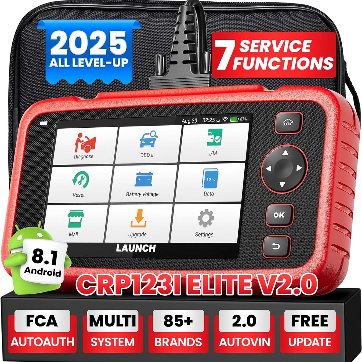 Test de la valise de diagnostic auto Launch CRP123i V2.0 : l'élite du diagnostic complet