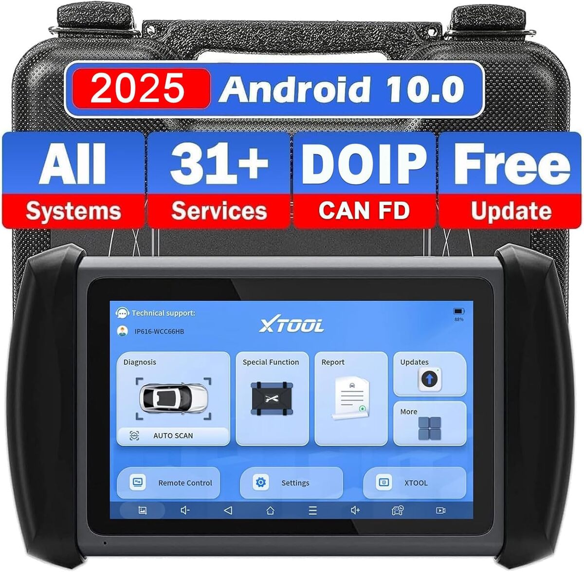 Test de la valise de diagnostic auto XTOOL InPlus IP616 : l'outil complet pour votre voiture
