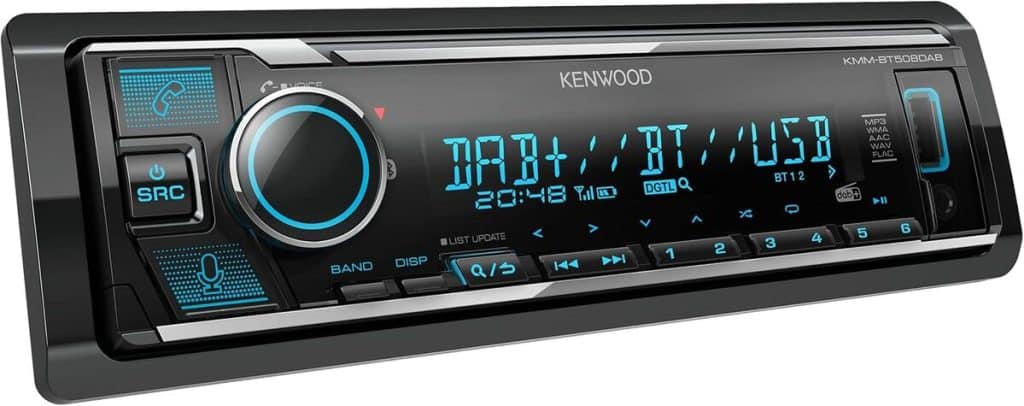 Test de l'autoradio Kenwood KMM-BT508DAB : connectivité ultime