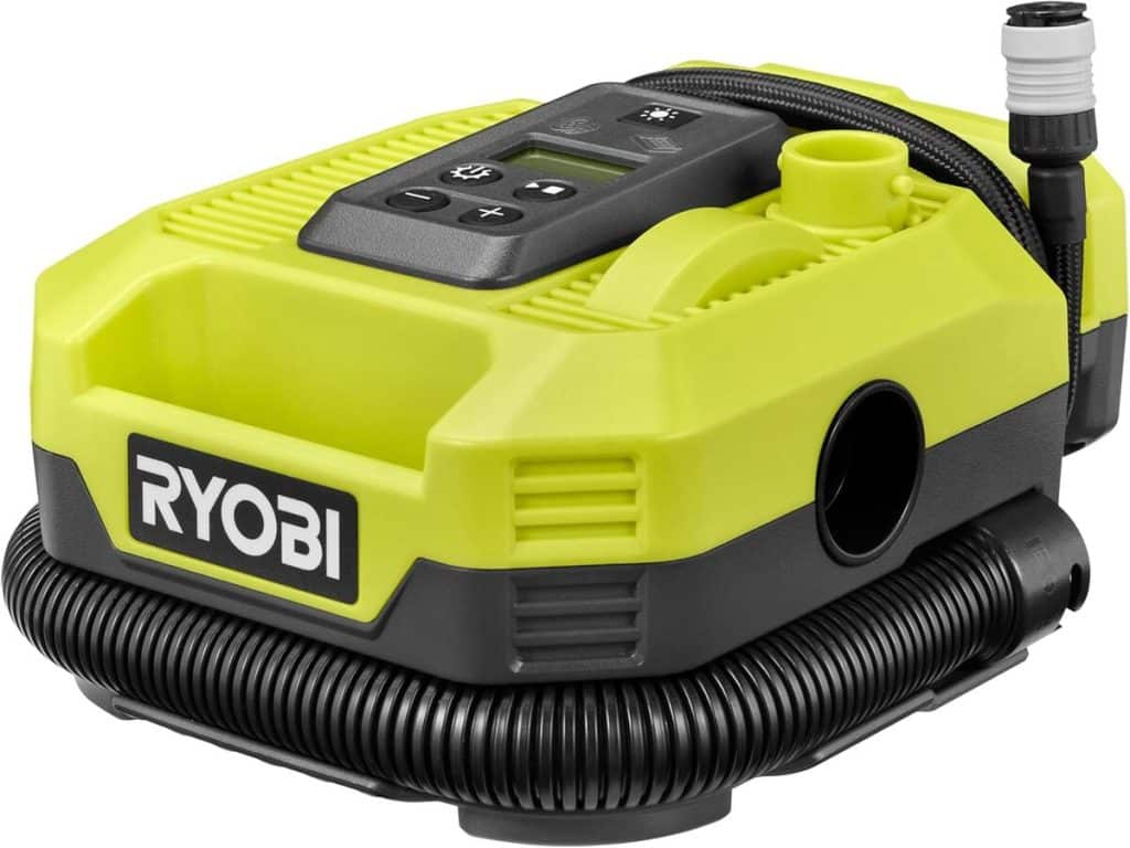 Test du compresseur Ryobi RMI18 : performance sans fil à 11 bars