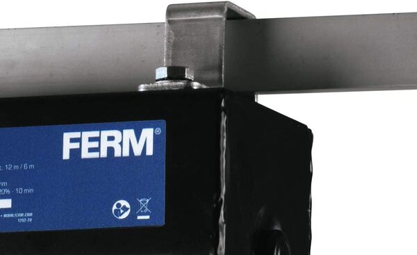 FERM Palan à levier électrique 500W - Max. 250 Kg - avec câble non rotation et télécommande