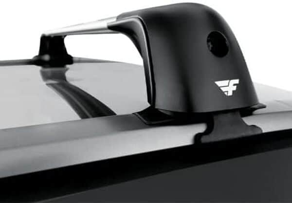 Farad Barres de Toit Compact Gris en Aluminium aérodynamiques et Super-silencieuses compatibles avec Tesla Model Y 2020+ sans Barres longitudinales