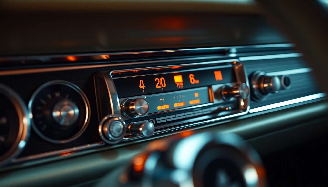L'autoradio vintage : charme d'antan et fonctionnalit&eacute;s d'aujourd'hui