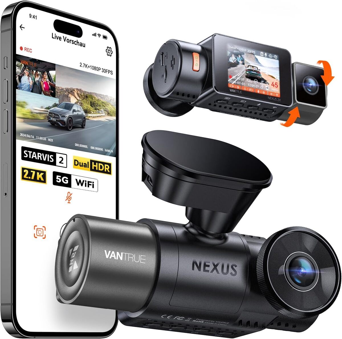 Test de la dashcam Vantrue N2X : performance et connectivité en action