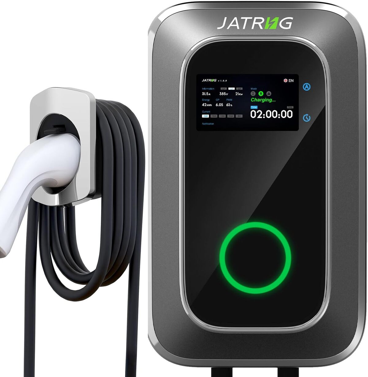 Test de la JATRHG S1 : borne de recharge 22kW rapide et robuste