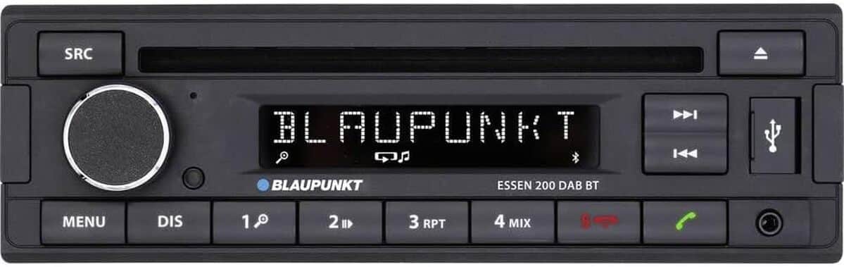 Test de l'autoradio Blaupunkt Essen 200 Dab BT : connexion Bluetooth et CD