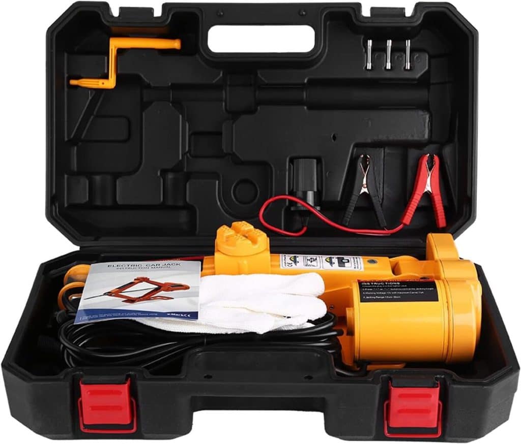 Test du cric électrique voiture 2 tonnes - 12 V : l'indispensable pour le garage