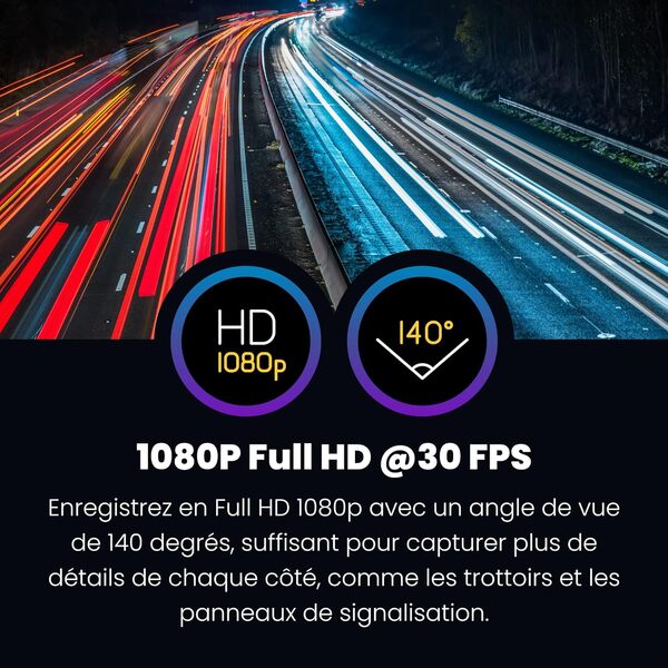NEXTBASE - Caméra embarquée DashCam 222XRCZ -Caméra 222X + Module arrière type zoom (DEEE)