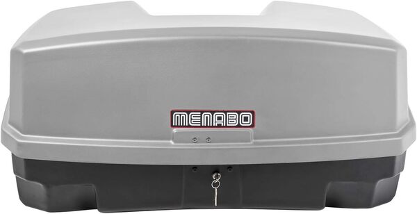Ménabo Nekkar Boîte de transport, pour porte-bagages arrière, argent, 300 l