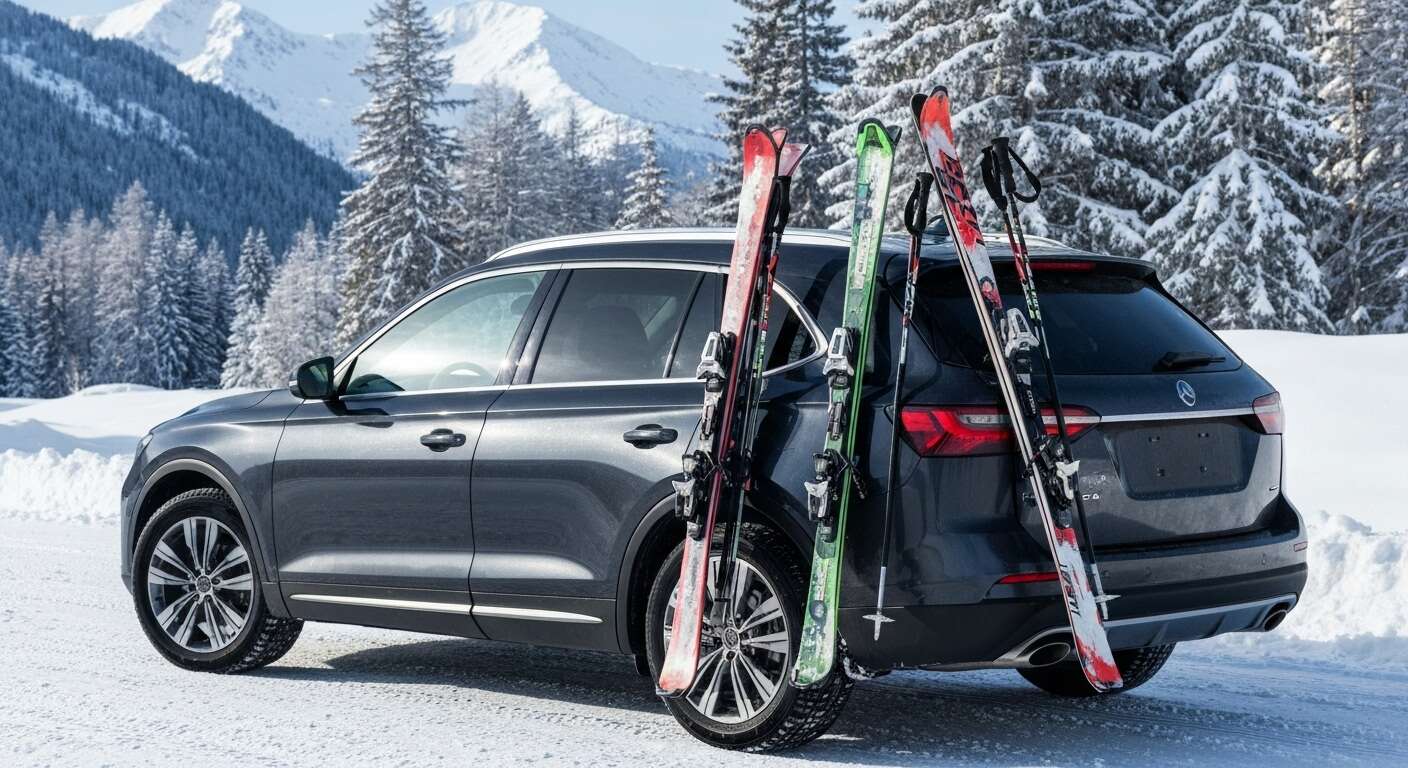 Installation facile d'un porte-skis sur votre véhicule