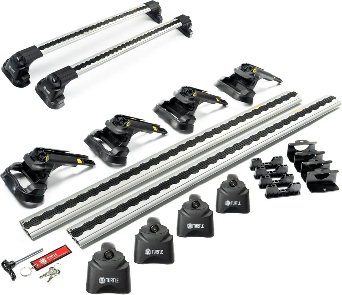 Test de la galerie de toit Turtle AIR3 pour BMW 5 GT F07 : polyvalence et durabilité en aluminium