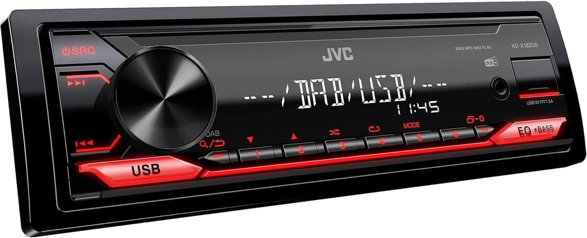 Test du JVC KDX-182DB : autoradio compact et performant