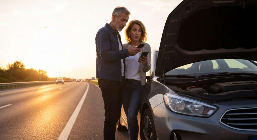 Que faire en cas de panne d'une voiture louée ?