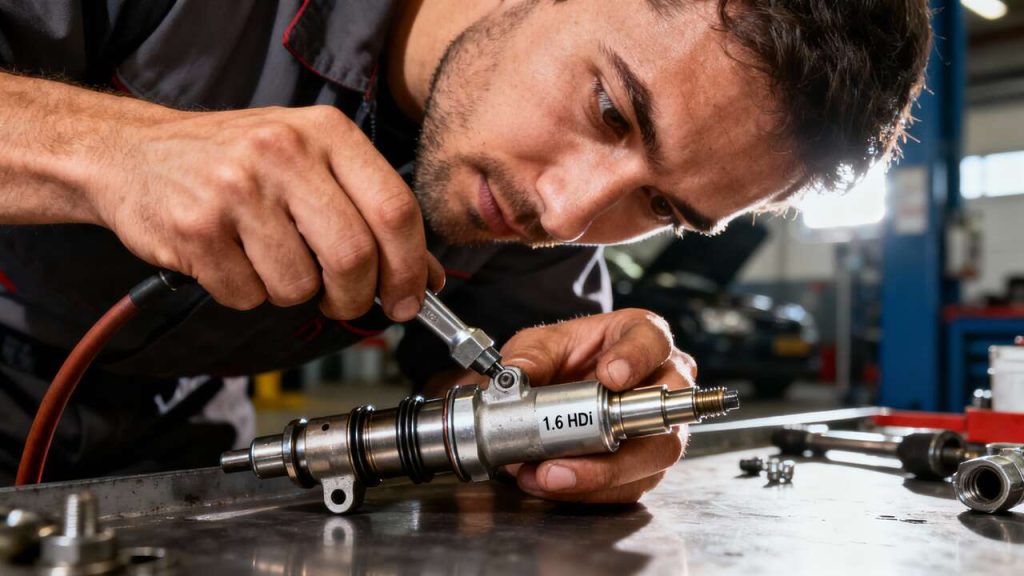 Comment resserrer un injecteur 1.6 HDi ?