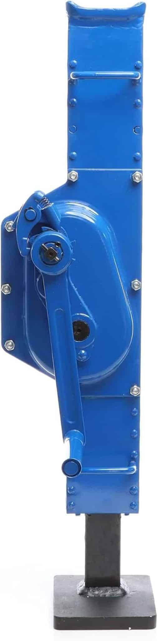 WilTec Cric à crémaillère 5000 kg Cric en Acier à Hauteur de 725 mm Hauteur de Levage de 300 mm