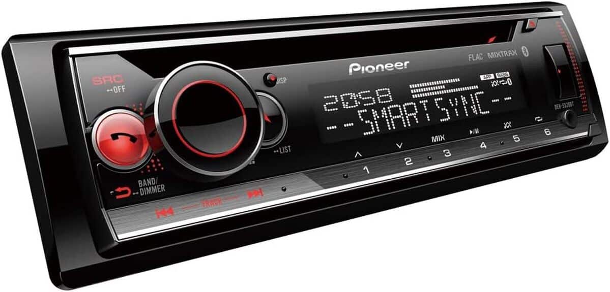 Test : autoradio Pioneer DEH-S520BT Bluetooth et multicolore
