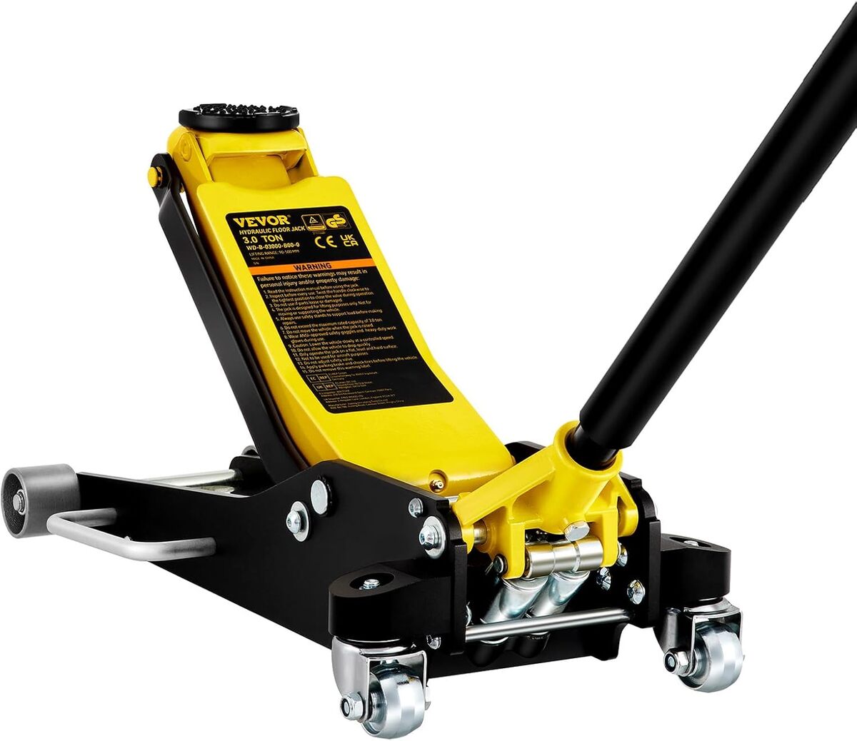 Test : cric hydraulique rouleur VEVOR 2, 5 T profil bas