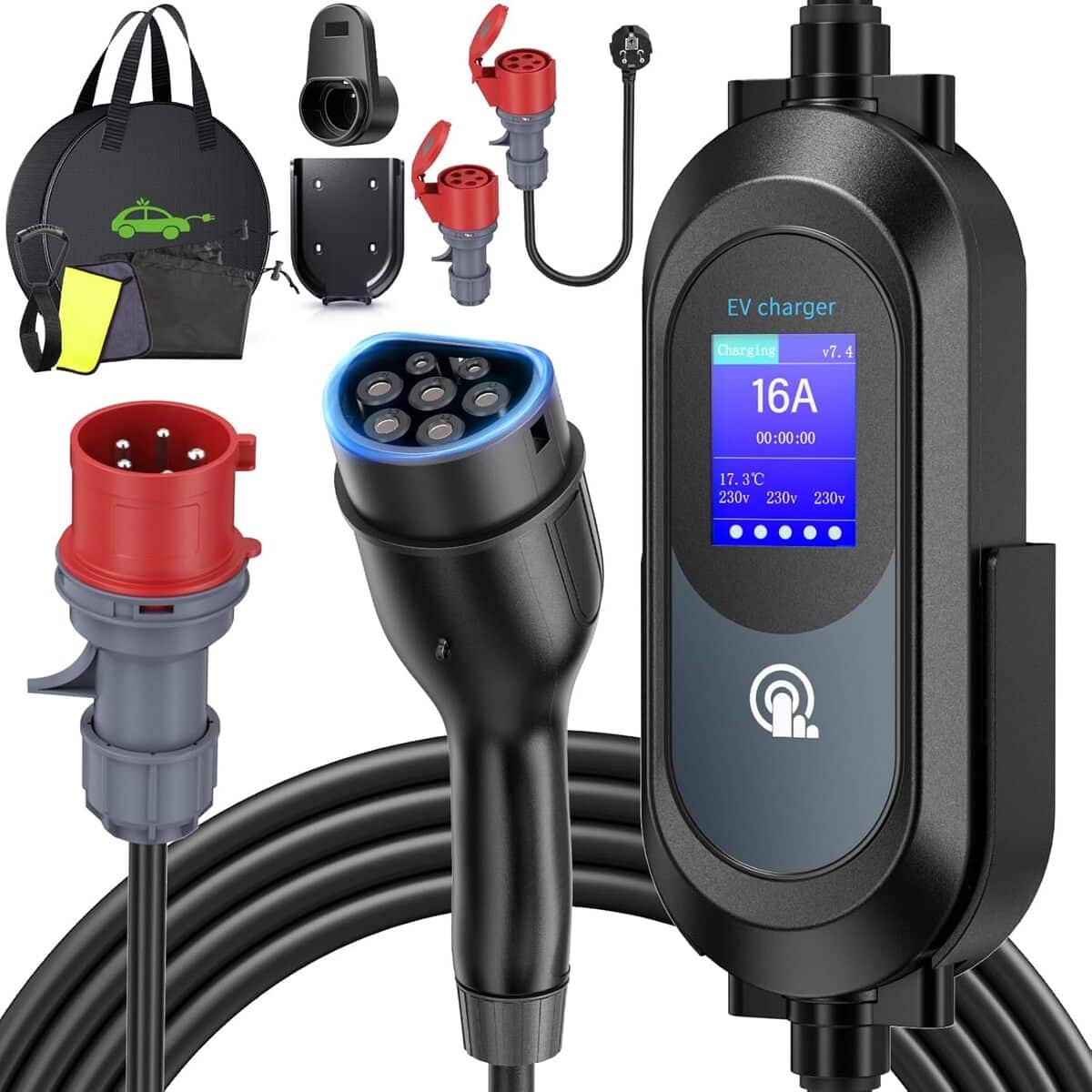 Test de la borne de recharge Zyncove 11kW triphasé pour voitures électriques