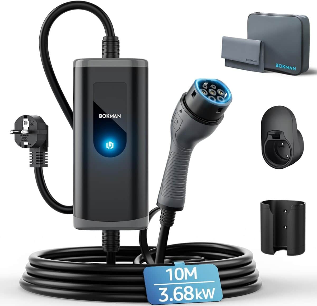 Test du chargeur bokman 16A pour voitures électriques