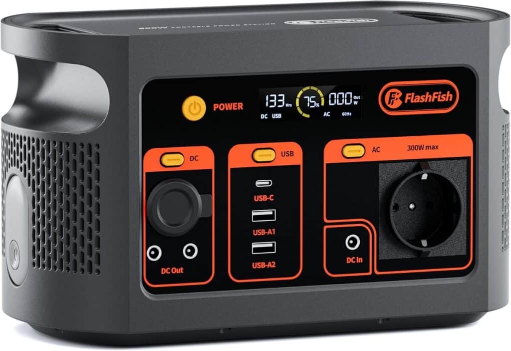 Test du générateur FlashFish 300W : la puissance portable en un éclair