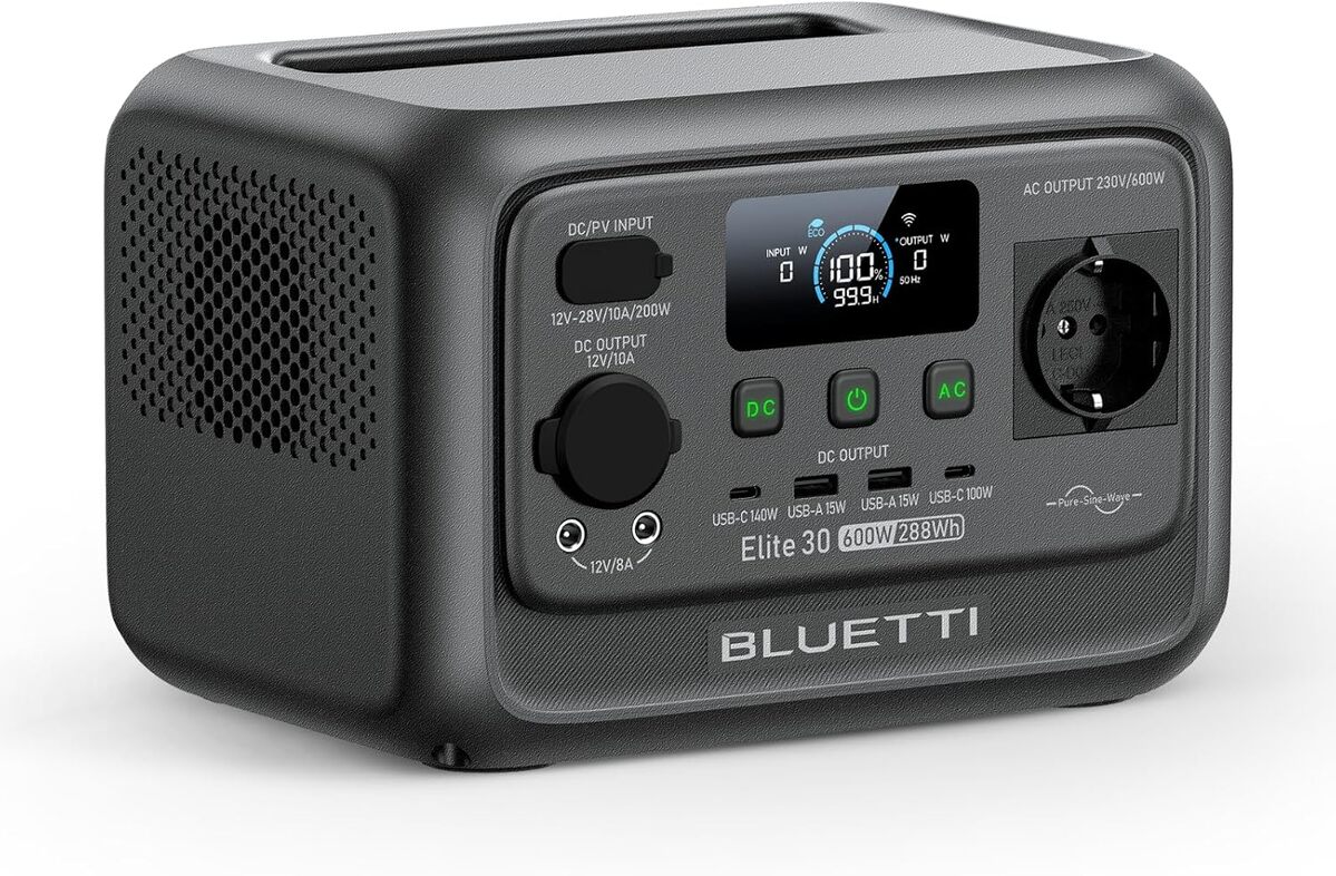 Test du générateur portable Bluetti Elite 30 V2 : puissance et rapidité