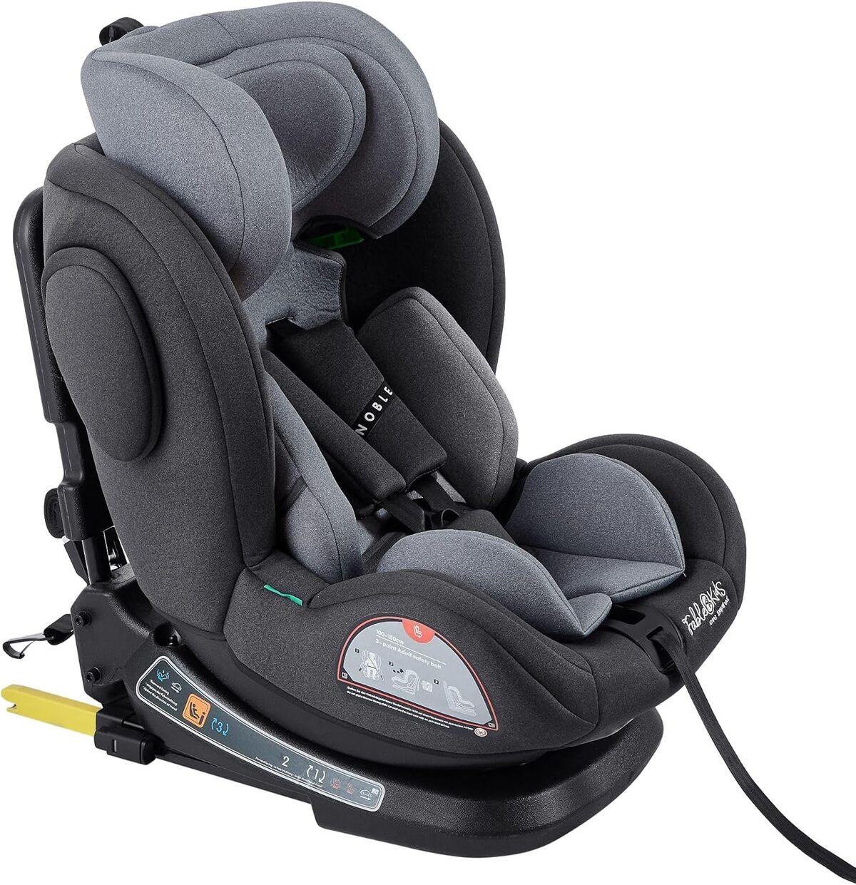 Test : siège auto FableKids rotatif 360° isofix
