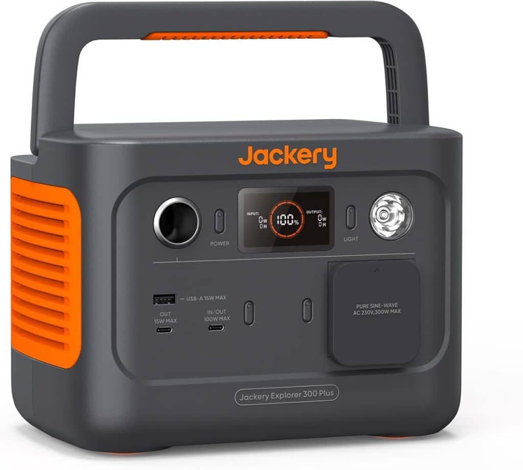 Test : station électrique portable Jackery Explorer 300 Plus, légère et durable