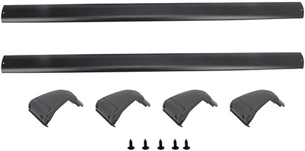 2Pcs Barres De Toit pour Jeep Wrangler JK JL Gladiator JT 4-Door 2007-2023,Voiture Porte Bagages Aluminium Galerie Toit