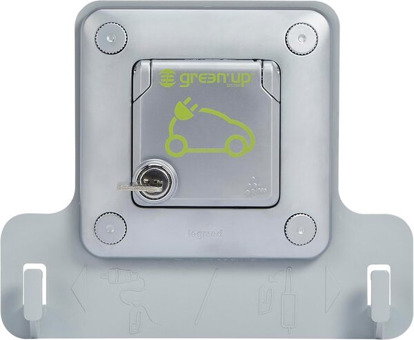 Prise d'encastrement pour véhicule électrique Legrand 077857 2P + TT Vert UP 3,2 kVA