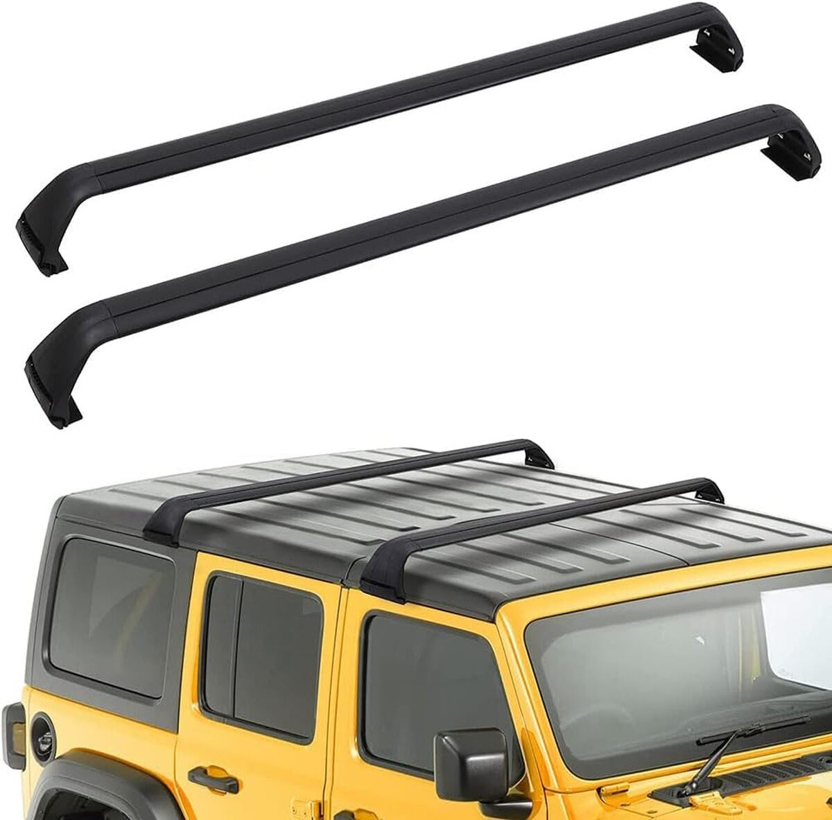 Test : barres de toit aluminium Jeep Wrangler