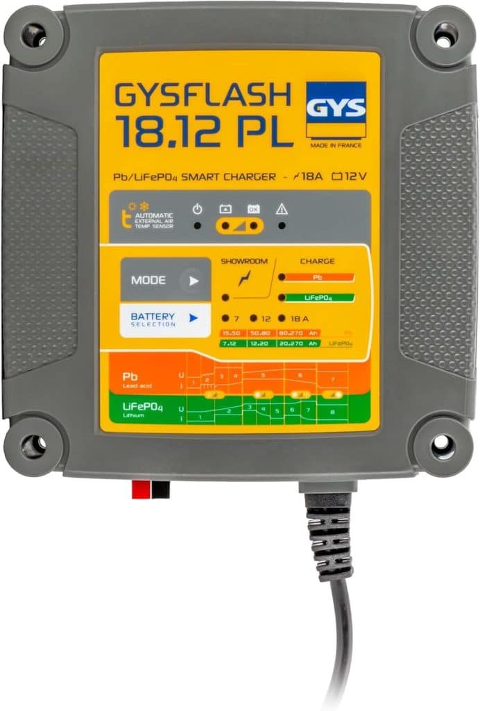 Test : chargeur de batterie intelligent GYS GYSFLASH 18.12 PL
