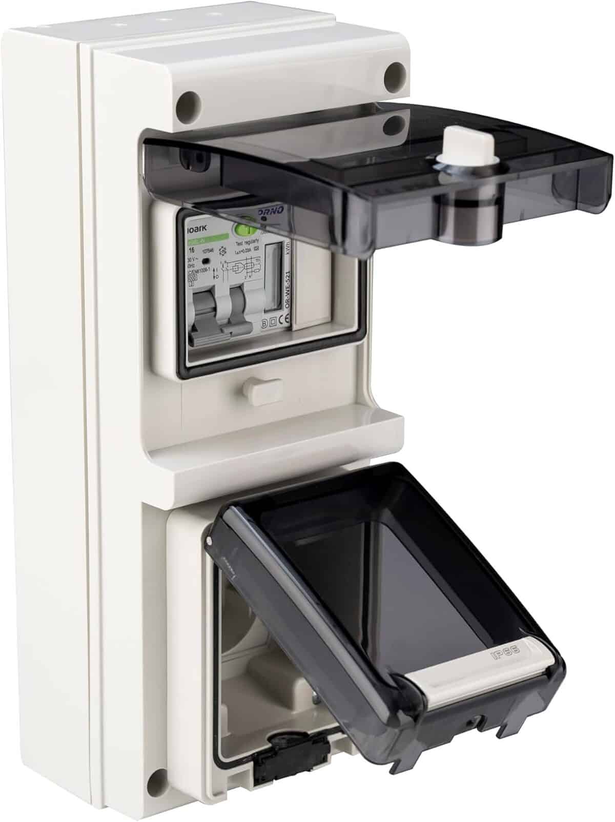 Test de la prise de courant pour voiture électrique IP66