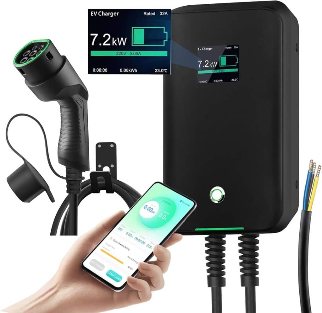 Test de la station de recharge astoneves 32A Wallbox EV 7kW