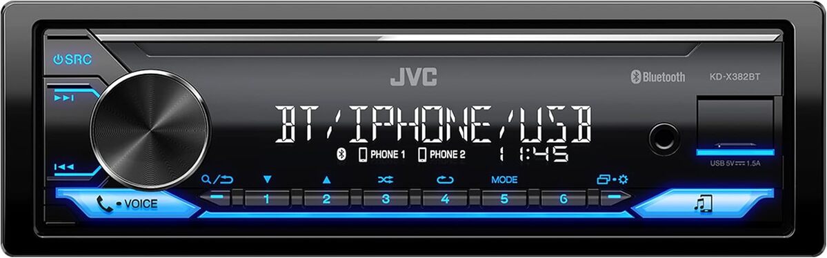 Test de l'autoradio Bluetooth JVC KD-X382BT