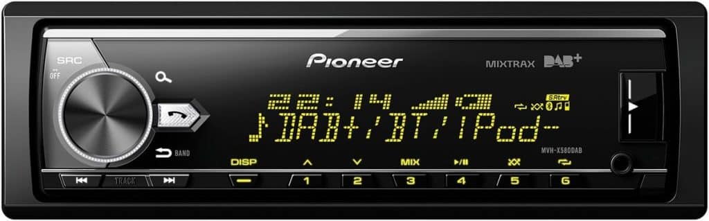 Test de l'autoradio Pioneer MVH-X580DAB : connectivité et compatibilité étoffées
