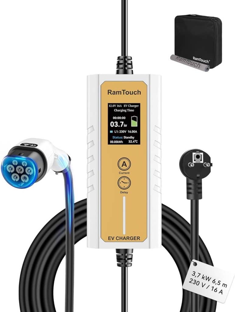 Test du chargeur voiture RamTouch 3, 7 KW : recharge flexible et programmée