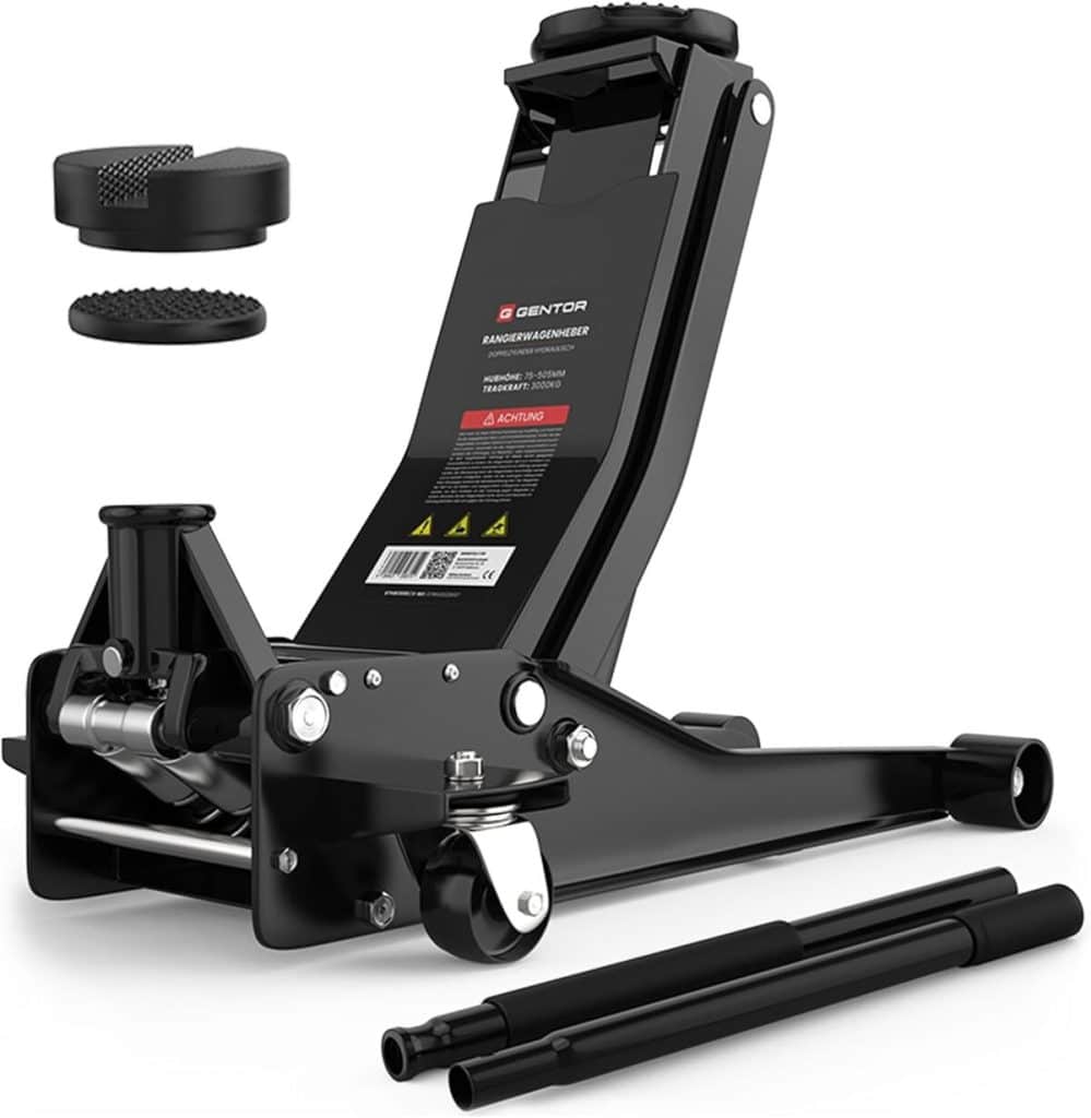 Test du cric hydraulique 3T : performance et polyvalence