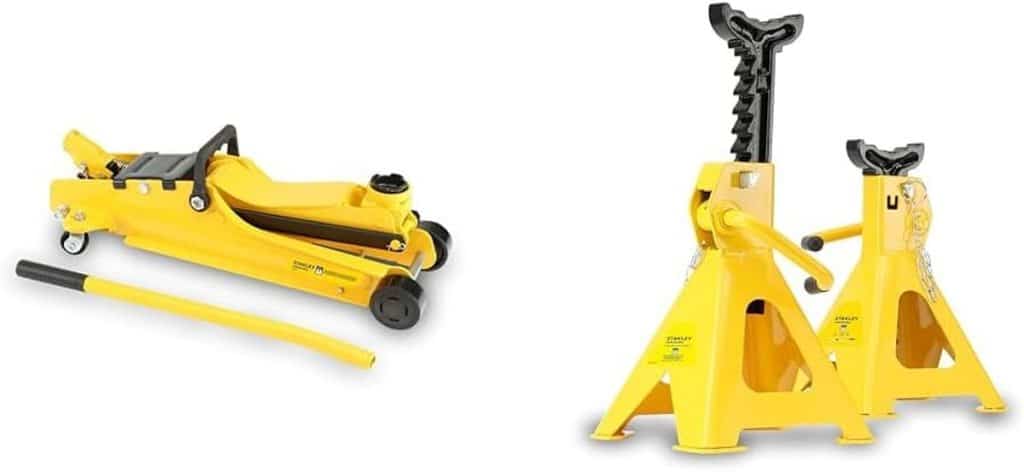 Test du cric Stanley STMT81251-1 et des chandelles STMT81255-1 : robustesse et efficacité