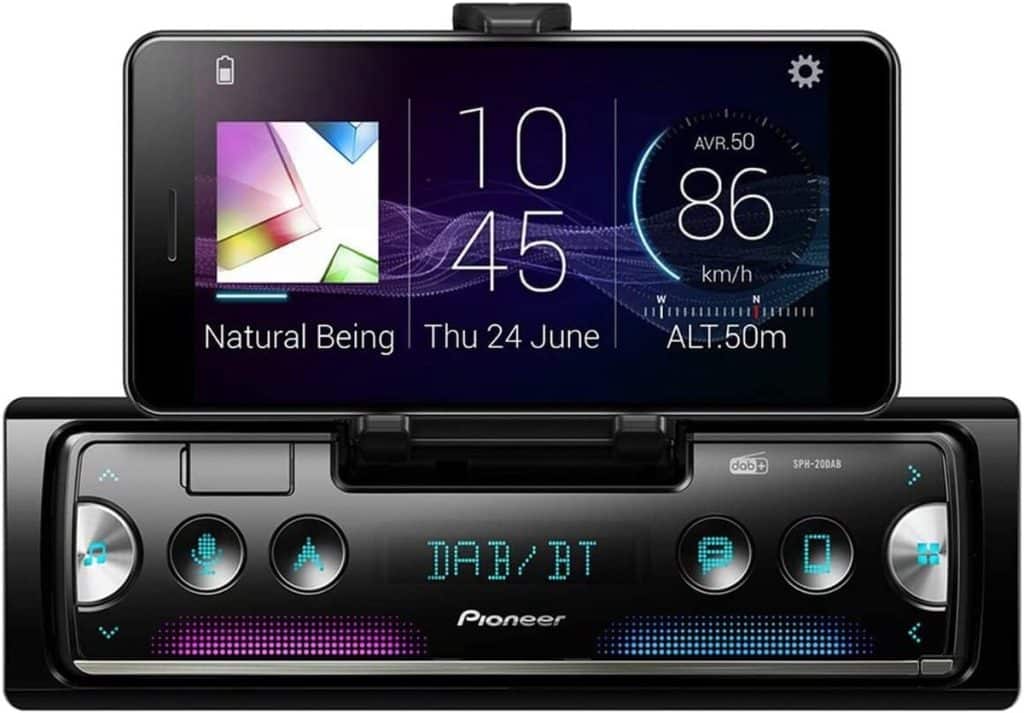 Test du récepteur Pioneer SPH-20DAB : radio DAB et Bluetooth intégrés