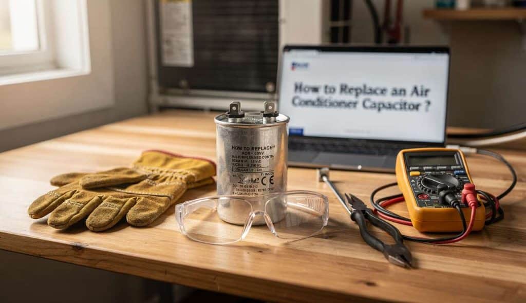 Comment changer un condensateur d'un climatiseur ?