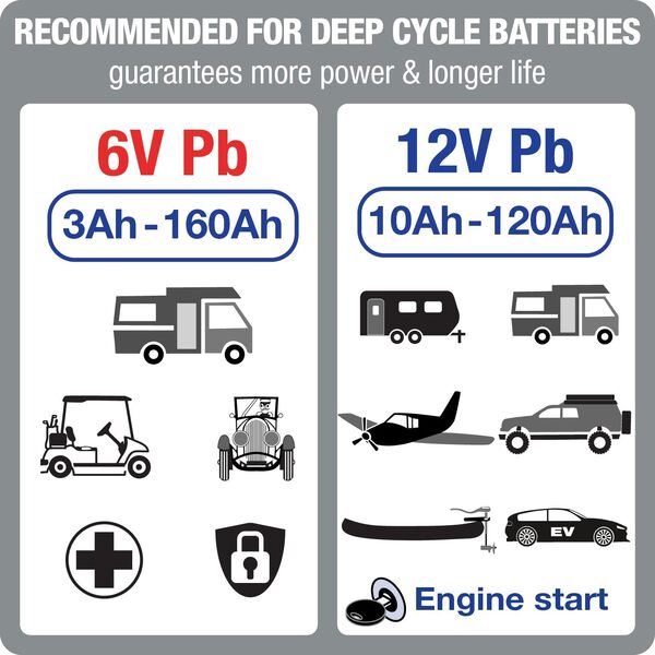 OptiMate 5 Select - Chargeur de batterie intelligent automatique pour voitures classiques 6V 12V