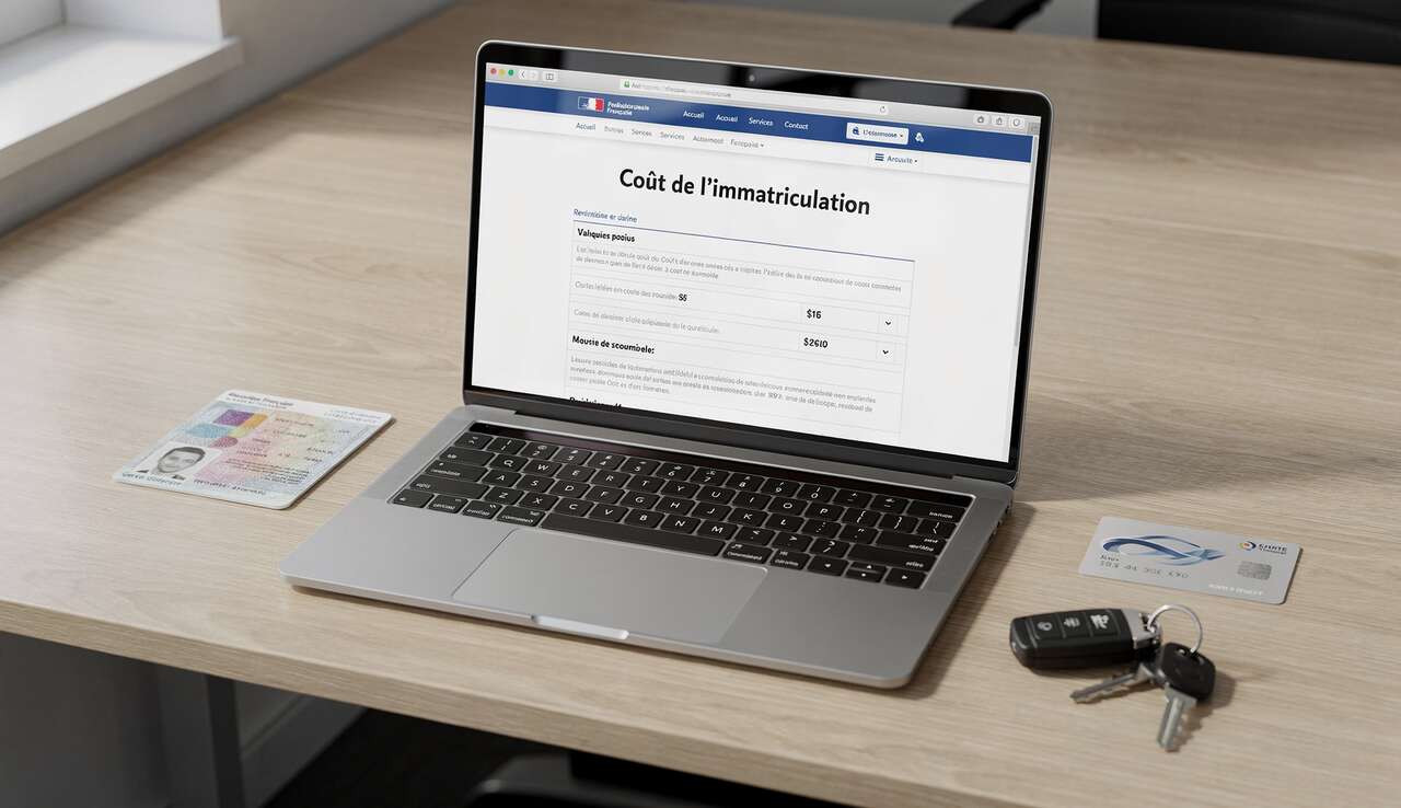 Coût et options de paiement pour la carte grise Coût et options de paiement pour la carte grise