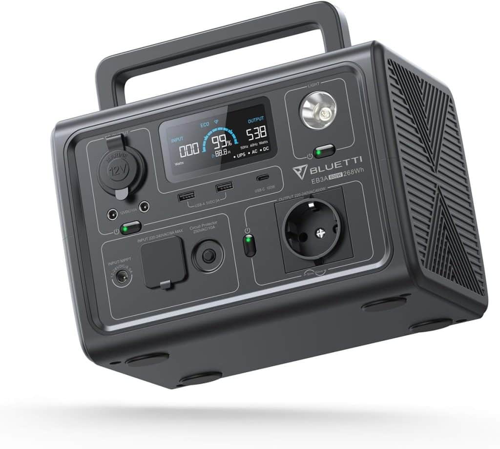 Test de la BLUETTI EB3A : station électrique portable ultra-rapide