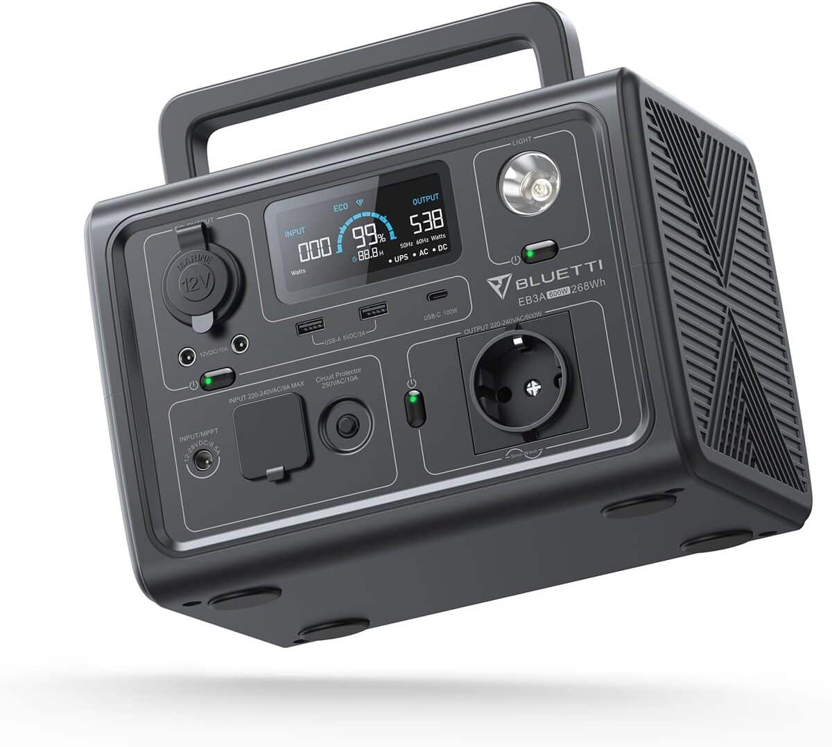 Test de la BLUETTI EB3A : station électrique portable ultra-rapide