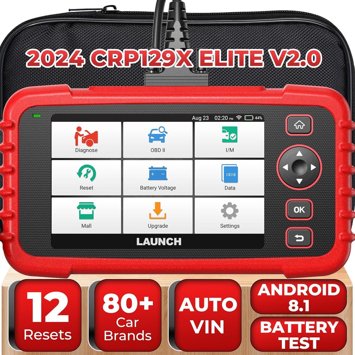 Test de la valise diagnostic auto Launch CRP129X V2.0 : performance et polyvalence