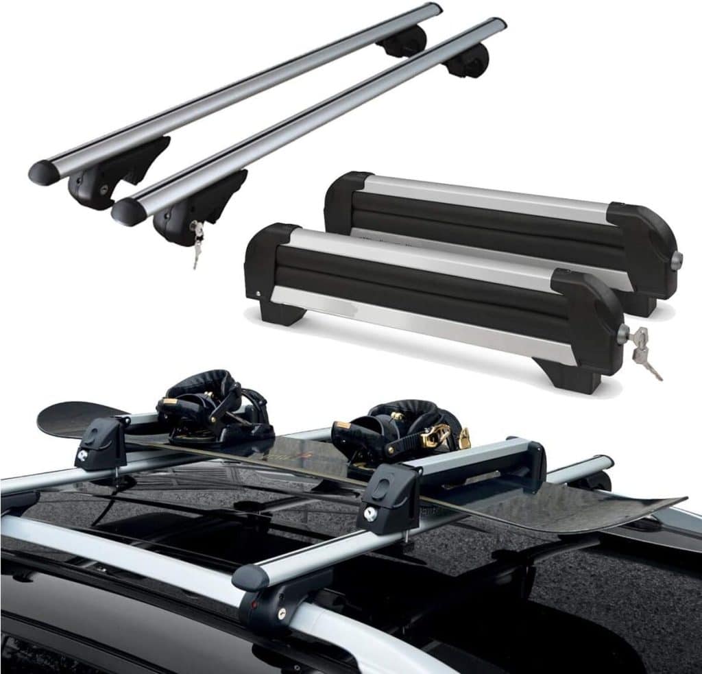 Test des barres de toit Jeep Renegade : polyvalence et style pour vos skis